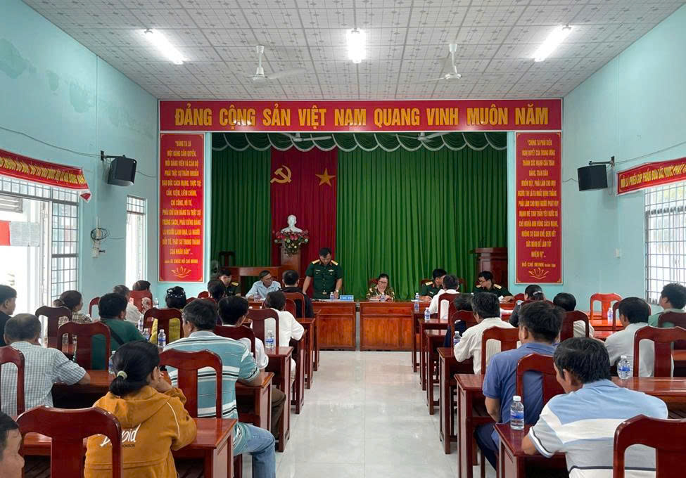 Cái Nhum tổ chức bình nghị lần 1 tuyển chọn, gọi công dân nhập ngũ và thực hiện nghĩa vụ tham gia Công an nhân dân năm 2027