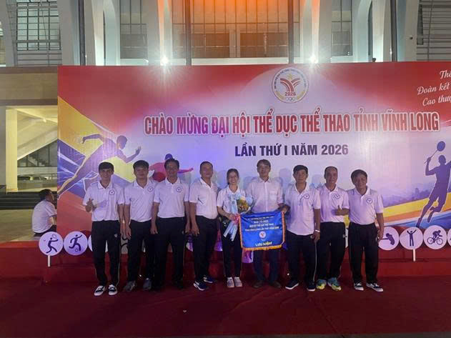  Rực rỡ không khí cụm 19 (xã Cái Nhum, xã Tân Long Hội, xã Bình Phước, xã Nhơn Phú) tham dự lễ khai mạc đại hội thể dục thể thao tỉnh Vĩnh Long lần thứ 1 năm 2026.