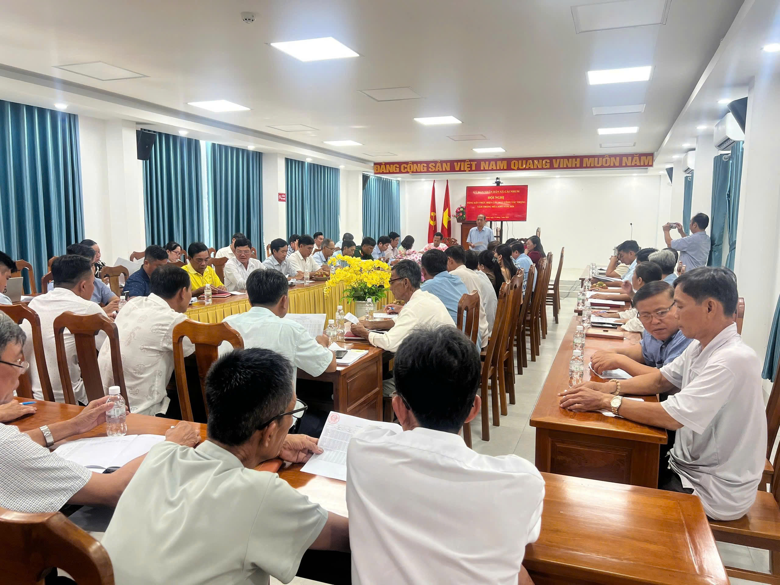 Xã Cái Nhum sơ kết, đánh giá kết quả thực hiện các tiêu chí nông thôn mới