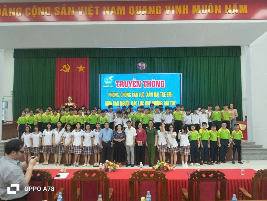 Cái Nhum tăng cường tuyên truyền công tác phòng, chống bạo lực, xâm hại trẻ em, mua bán người- chủ động bảo vệ trẻ em